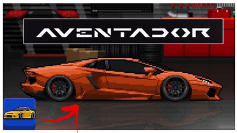 pixel car racer lamborghini mod.